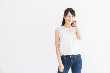 Fototapeta premium 笑顔の女性
