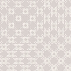 seamless pattern with flowers - gray background