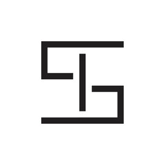 SI letter or qb letter logo design vector © drijimedia