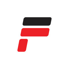 F letter with wing logo design vector