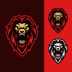 Wild Lion Gaming Esport Mascot Logo