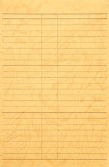 Close up of old book page with copy space. Vintage blank page background. 
