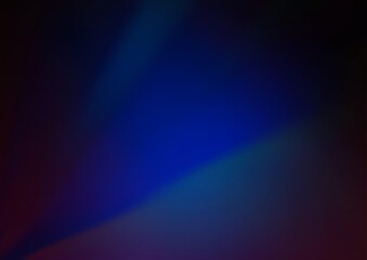 Dark BLUE vector glossy bokeh pattern.