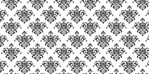 Seamless damask wallpaper