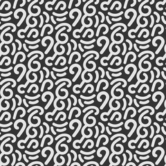 Abstract seamless pattern - black and white