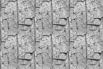 Seamless Cracked Wood. Painted Shabby Poster. Old 