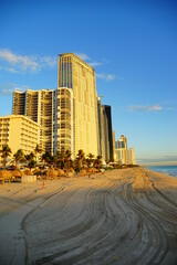 Miami beach at sun rise