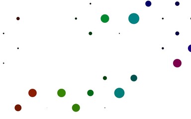 Light Multicolor, Rainbow vector layout with circle shapes.