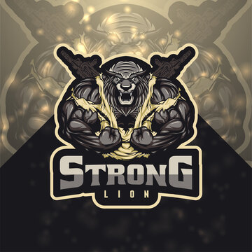 Strong Lion Esport Logo