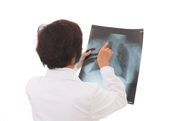 Respiratory medicine specialists screening for coronavirus through chest X-ray