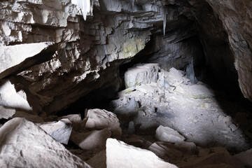 inside the cave