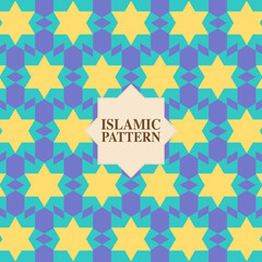 Abstract islamic geometric pattern