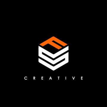 FS letter designs for logo and icon vector