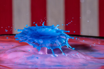 Water droplet splash 