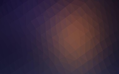 Dark Purple vector abstract mosaic background.