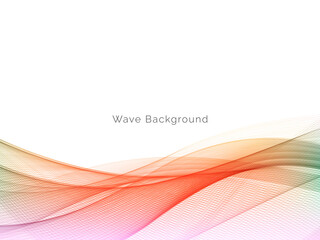 Attractive modern wave concept decorative background