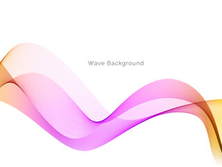Attractive modern wave concept decorative background