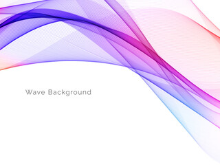 Attractive modern wave concept decorative background