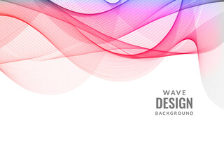 Abstract background with colorful flowing wave design