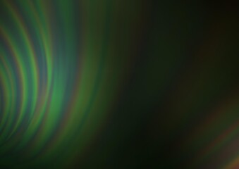 Dark Green vector modern bokeh pattern.