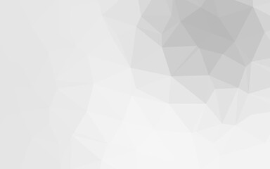 Light Silver, Gray vector low poly layout.