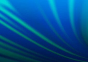 Light BLUE vector blurred bright pattern.