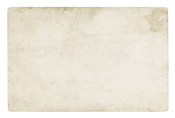 Vintage paper background isolated - (clipping path included)	