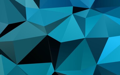 Light BLUE vector polygon abstract layout.
