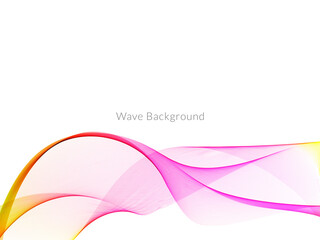 Abstract background with colorful flowing wave design
