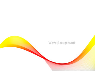 Smooth stylish colorful wave background