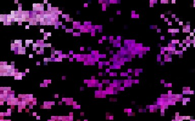 Dark Purple vector background with rectangles.