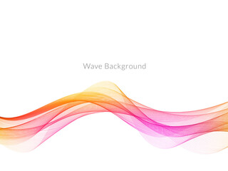 Abstract background with colorful flowing wave design