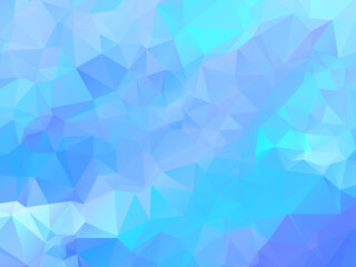 Fototapeta premium Decorative background with colorful polygon shapes