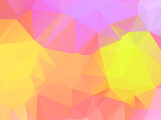 Decorative background with colorful polygon shapes