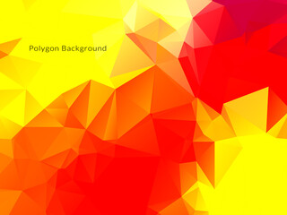 Abstract polygonal triangles colorful background