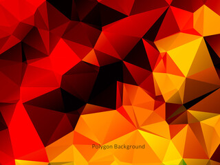 Decorative background with colorful polygon shapes