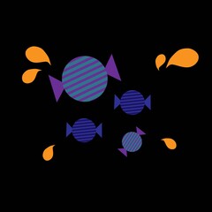 candy icon for Halloween Day vector illustration icon for Halloween Day