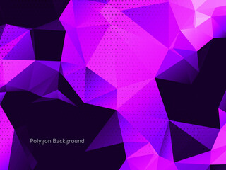 Abstract polygonal triangles colorful background