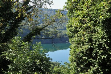 Fototapeta na wymiar Monticchio - Scorcio del Lago Piccolo