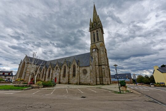 Eglise Saint-Ignace, Plouigneau, Armorique, Finist&egrave;re, Bretagne, France
