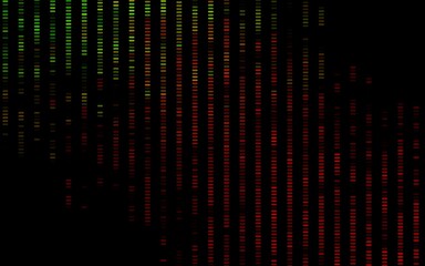 Dark Green, Red vector background with straight lines.