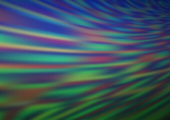 Dark Blue, Green vector blurred bright pattern.