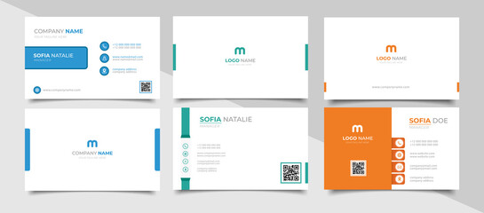 creative modern name card and business card	
