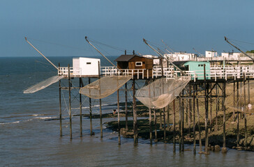 cabane à carrelet, Saint Palais sur Mer,  Charente Maritime, 17, région Nouvelle Aquitaine