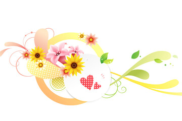 abstract floral background