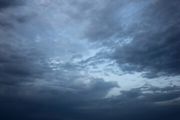 Naklejka na ściany i meble The dark clouds on the sky nature background
