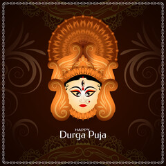 Durga puja cultural Indian festival background design