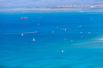 Ocean view from Diamond Head, Honolulu, Oahu, Hawaii
