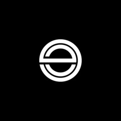 OE Letter Initial Logo Design Template Vector Illustration