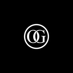 OG Letter Initial Logo Design Template Vector Illustration